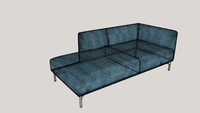沙发模型-编号194080 sketchup室内模型下载 第1张