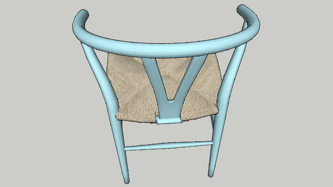 Y椅 sketchup室内模型下载 第1张