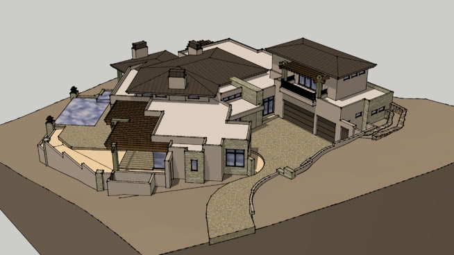 kopras 住宅建筑模型 草图大师模型库 第1张