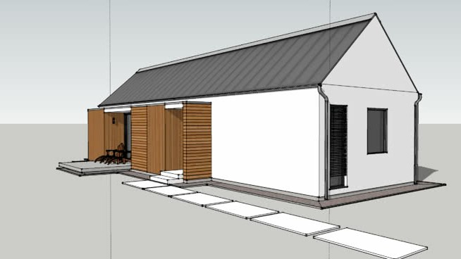现代的房子，k2modul建筑模型 草图大师模型库 第1张