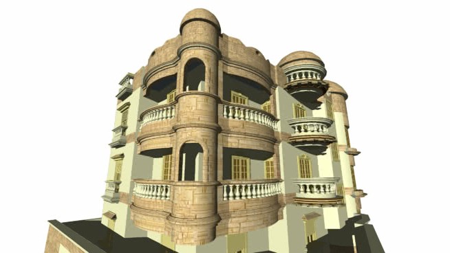 Mr：Ahmed Saeyd Projectسعيد建筑模型艾哈迈德先生的房子 草图大师模型库 第1张