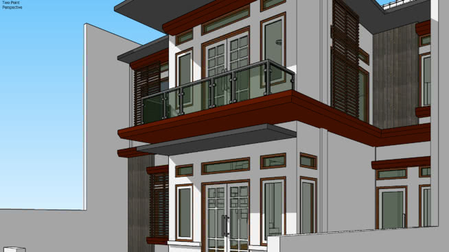 160号私人住宅 SketchUp建筑模型下载 第1张