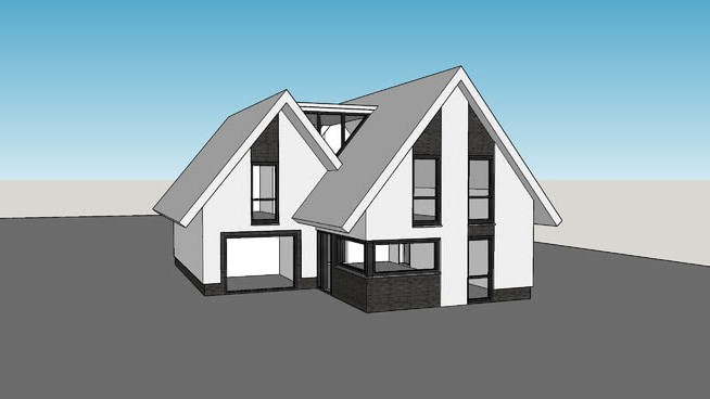 现代工程项目 SketchUp建筑模型下载 第1张