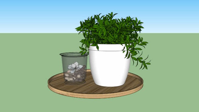装饰 sketchup植物模型 第1张