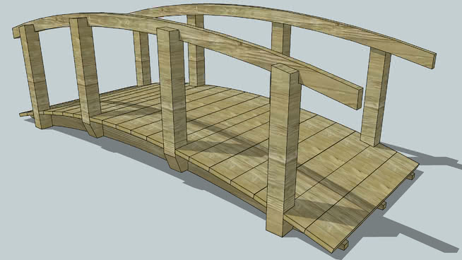9“花园桥” sketchup植物模型 第1张