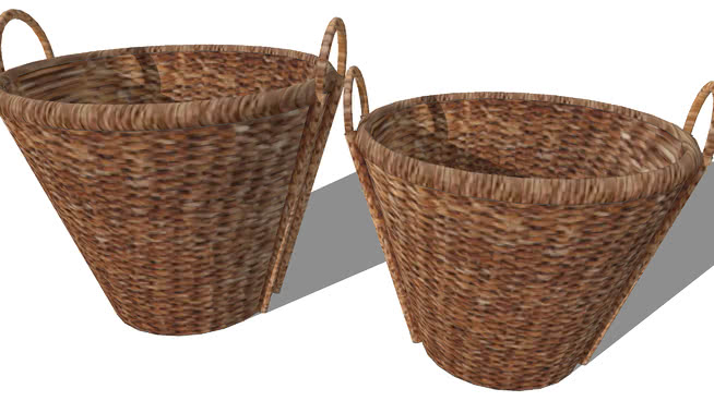 2篮子编织马拉维，家世界，146087 99欧元价格参考 sketchup植物模型 第1张