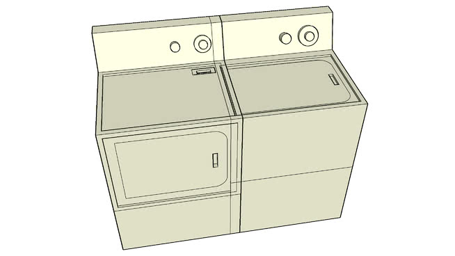 洗衣机烘干机等设备模型-编号418142 电器 第1张