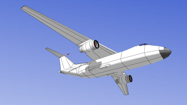 XC-A-162|草图大师模型下载 飞机 第1张