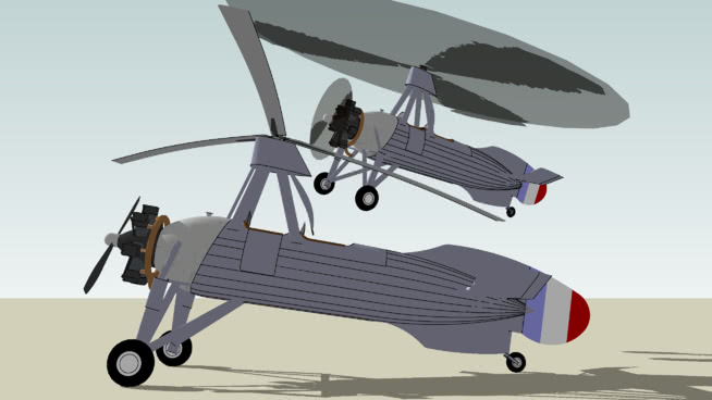 lioré和狮子座的C - 30 | sketchup模型库橄榄树 飞机 第1张