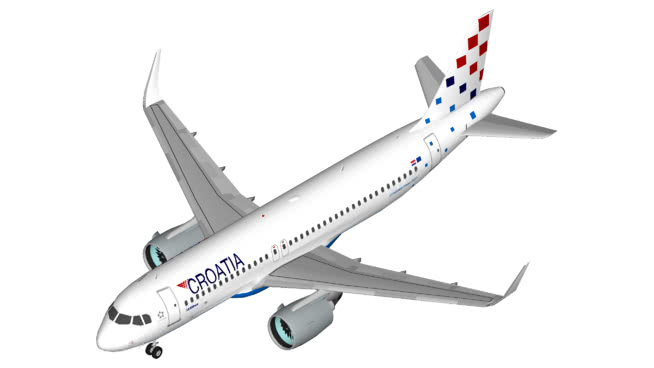 克罗地亚航空公司空中客车A3NeO SU公司 飞机 第1张