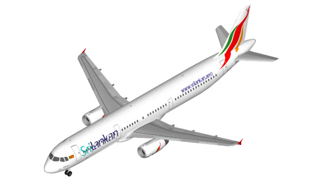 斯里兰卡空客A321 飞机 第1张