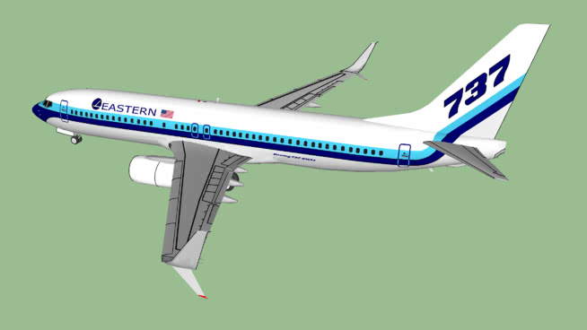 东方航空（新）波音737.8MAX 2014 飞机 第1张