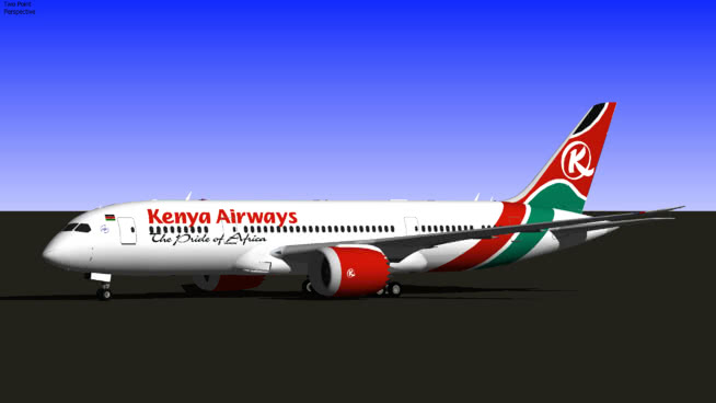 肯尼亚航空公司波音787—8梦幻客机（2014） 飞机 第1张