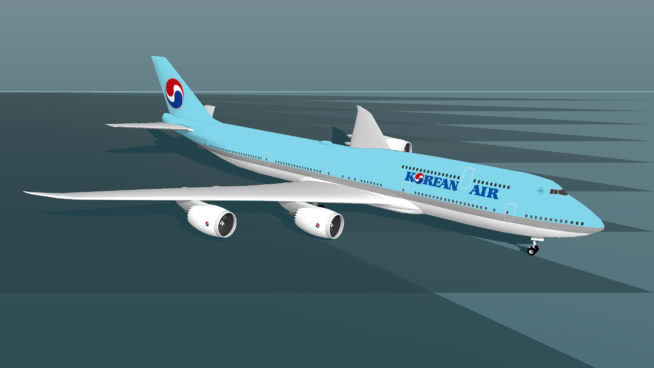 韩国航空公司波音77800飞机 飞机 第1张