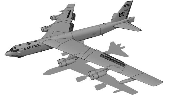 飞机-波音B-52型层燃机 飞机 第1张