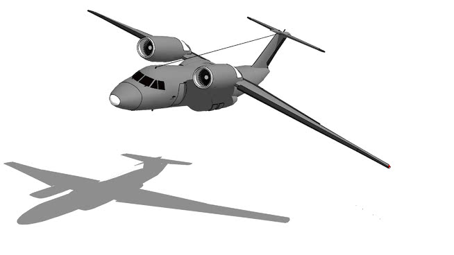 Aircraft - Antonov An-72 „Coaler“|草图大师模型下载 飞机 第1张