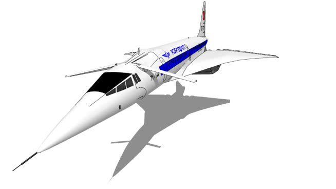 航空器TUPOLEV TU-144“充电器” 飞机 第1张