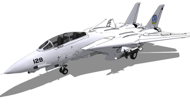 飞机- GRUMAN F-14D超级Tomcat V2.0 SKP 飞机 第1张