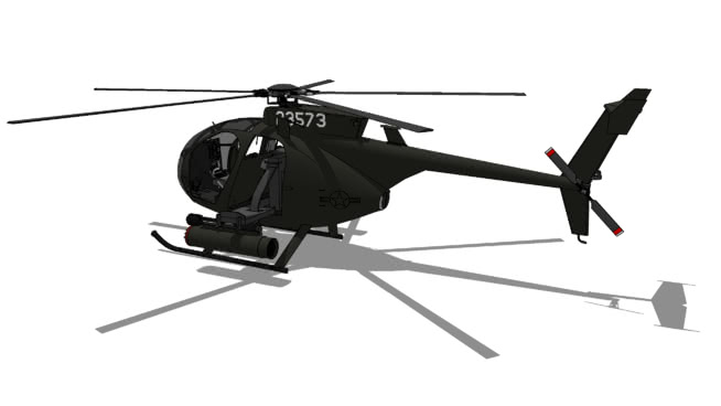 波音AH-6“小鸟” 飞机 第1张