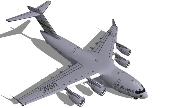 波音C-17全球霸王III | skp下载 飞机 第1张