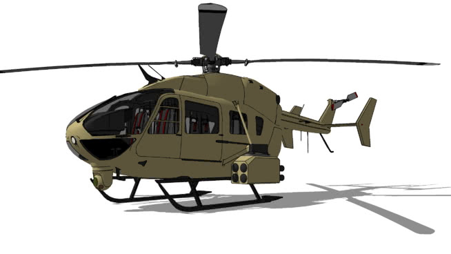 欧洲直升机公司电子商务| sketchup模型库645 飞机 第1张