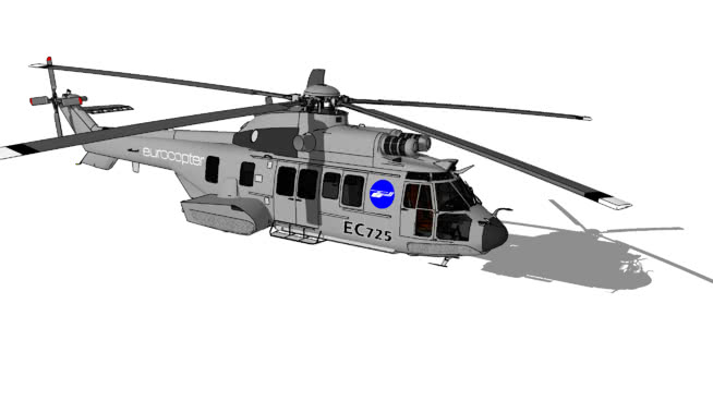 欧洲直升机EC725 飞机 第1张