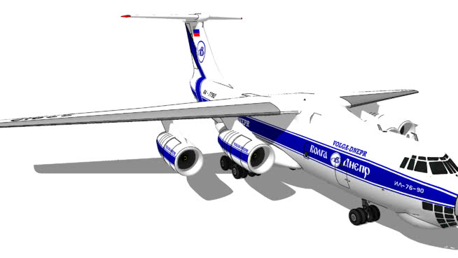IL - 76亚马尔航空公司| skp下载 飞机 第1张