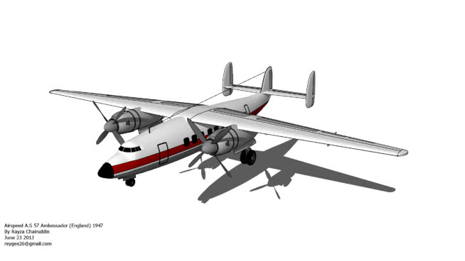 空速A 57大使（英国）1947 飞机 第1张