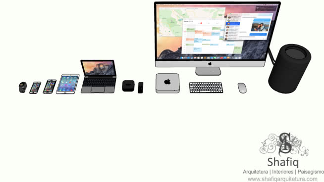 苹果的新设备 写字办公区 第1张