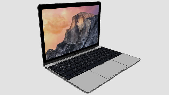 新的MacBook空间灰色 写字办公区 第1张