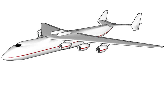 Antonov An-225 Mriya|草图大师模型下载 飞机 第1张