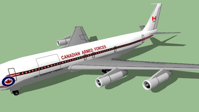 加拿大武装部队（1973）——波音CC-137哈士奇（707～37C） 飞机 第1张