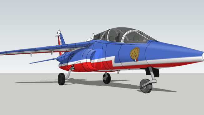 达索多尼尔喷气-α| su模型法兰西巡逻 飞机 第1张