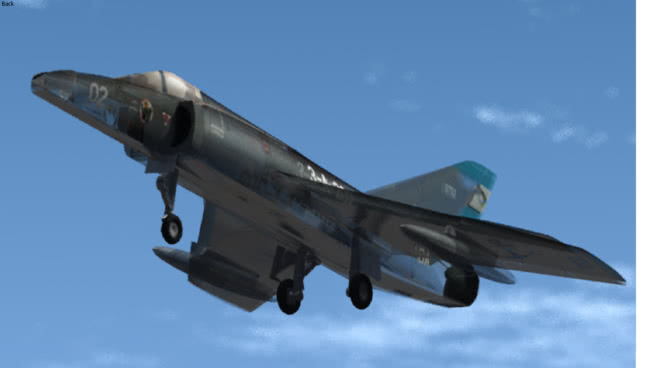 达索超级军旗3 - 202指挥的海军舰队| sketchup模型下载阿根廷航空公司 飞机 第1张