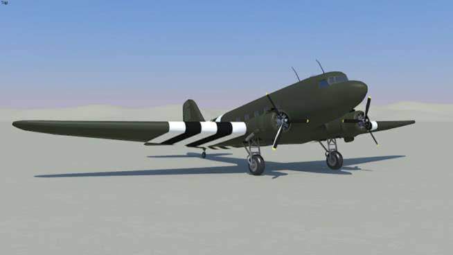 道格拉斯C-47：读描述 飞机 第1张