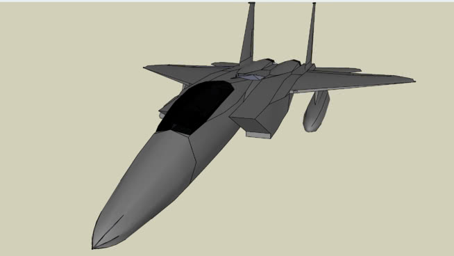 的F - 15 | sketchup模型下载 飞机 第1张