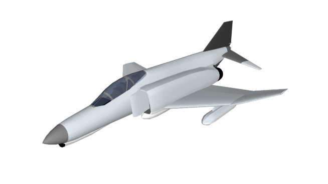 F-4 Phantom|草图大师模型下载 飞机 第1张