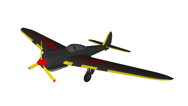 Fighter plane|草图大师模型下载 飞机 第1张