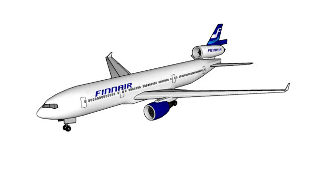 芬兰航空的MD - 11 | skp下载 飞机 第1张