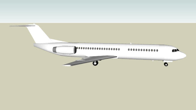 Fokker 100（无记号） 飞机 第1张