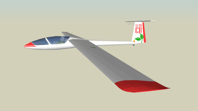 简|标准sketchup模型库2B 飞机 第1张
