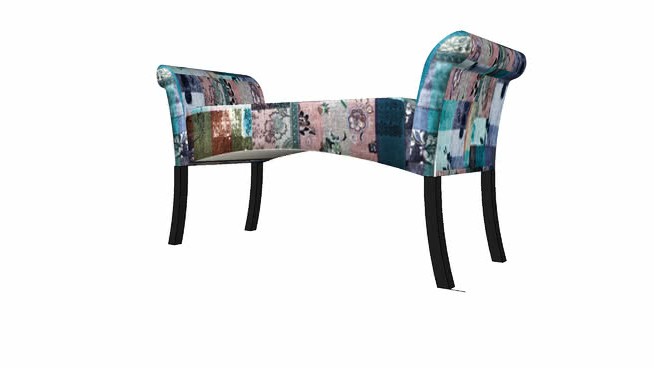 板凳长凳装饰坐凳椅编号-453547 sketchup室内模型下载 第1张