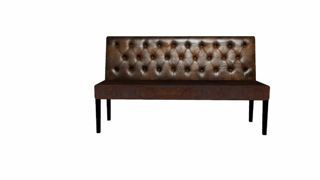 板凳长凳装饰坐凳椅编号-453622 sketchup室内模型下载 第1张