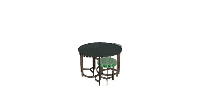 室内家具-桌子模型-编号453799 sketchup室内模型下载 第1张