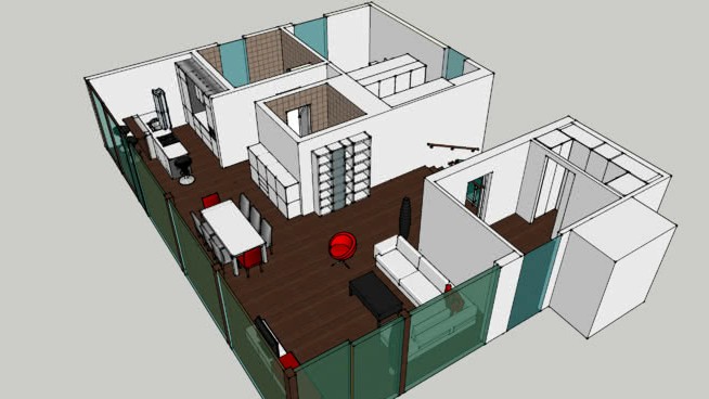 餐厨室内组件su模型-编号455219 sketchup室内模型下载 第1张