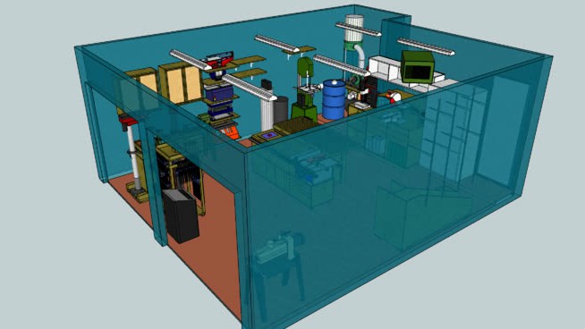 家装室内设计整体模型-编号455234 sketchup室内模型下载 第1张