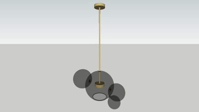 吊灯室内灯具-草图大师模型下载编号459238 灯具 第1张