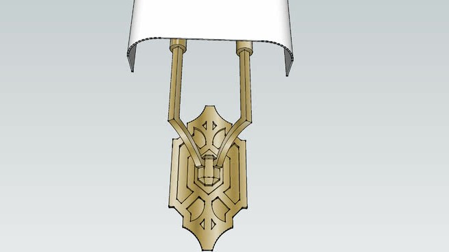 壁灯-室内灯具sketchup模型-编号460606 灯具 第1张