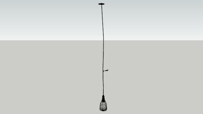 吊灯-室内灯具sketchup模型-编号461146 灯具 第1张